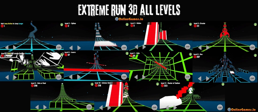 Extreme Run 3d All Levels