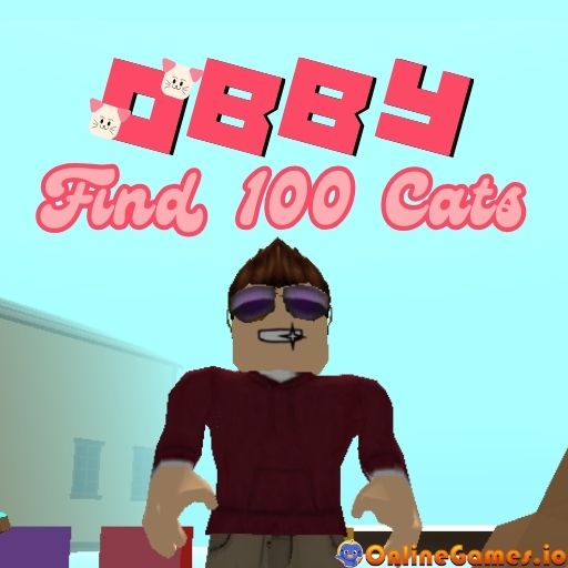 Obby Find 100 Cats Free Online Game